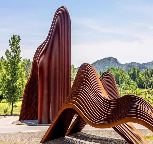 绍兴锈钢板造型